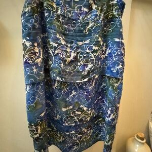 EUC XL Batik Print Skirt